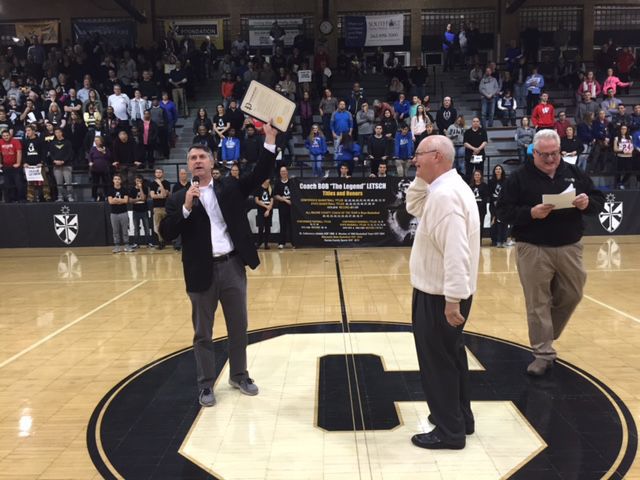 Mayor Dickert and Bob Letsch, Nov. 26, 2016